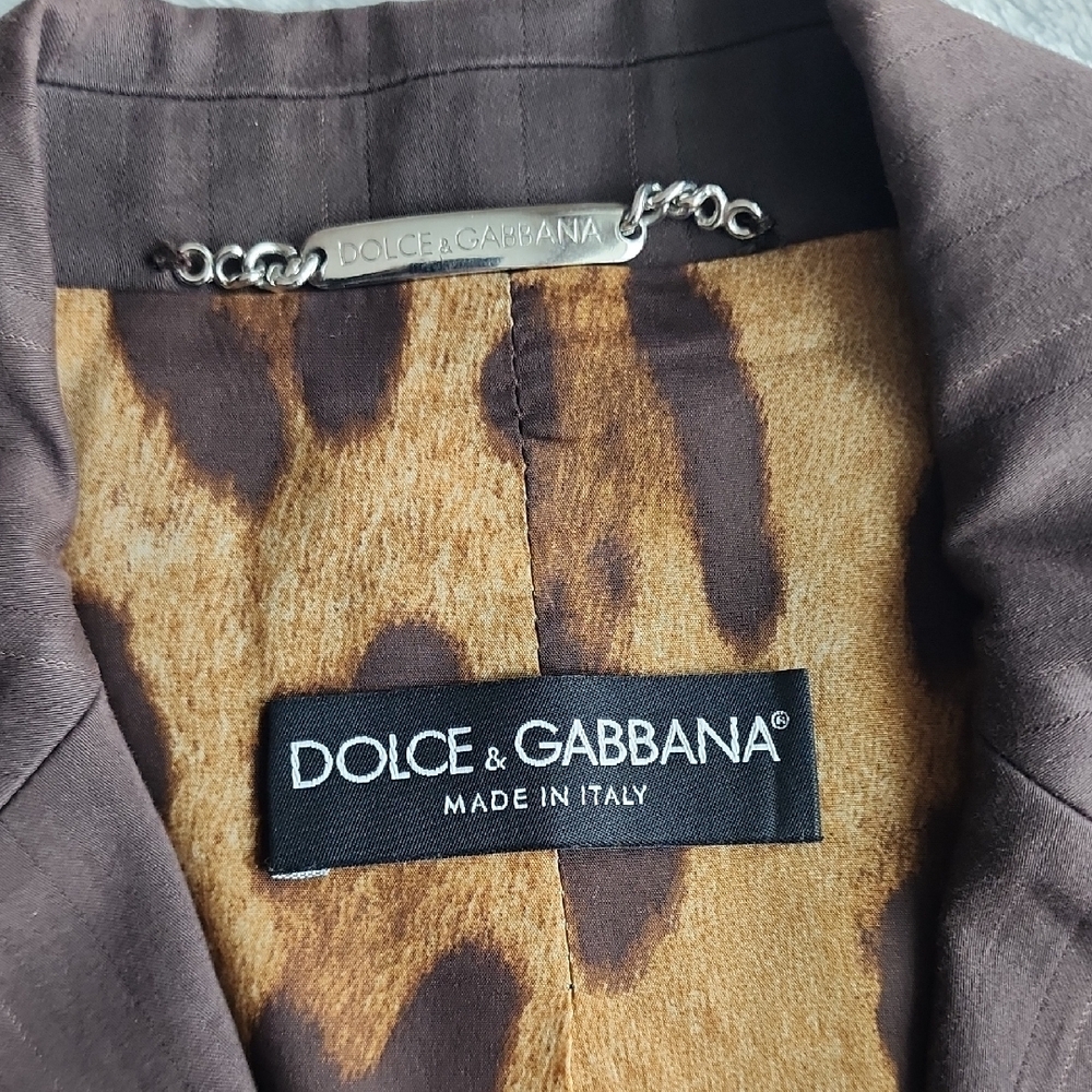 Dolce & Gabbana Chocolate Brown Blazer - Picture 3 of 14